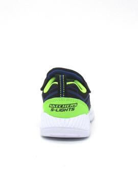 Zapatilla Skechers S Lights Magna-Lights negro/ve