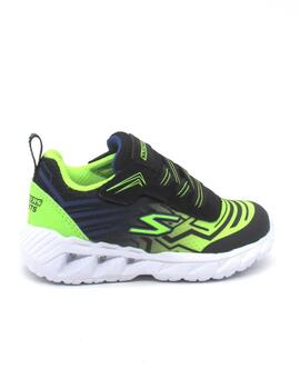 Zapatilla Skechers S Lights Magna-Lights negro/ve