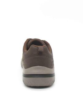 Zapatilla Skechers Delson 3.0 - Glavine marrón 