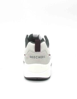 Zapatilla Skechers Uno - Retro One bco/gris
