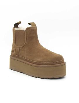 Botín UGG 1134526 camel con plataforma para mujer