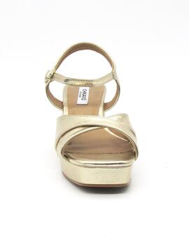 FLORA 25 CHIKA 10 SANDALIA ORO TACON