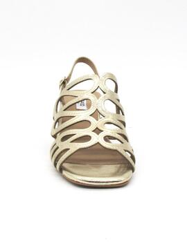 MELANIA 05 CHIKA 10 SANDALIA ORO TACON