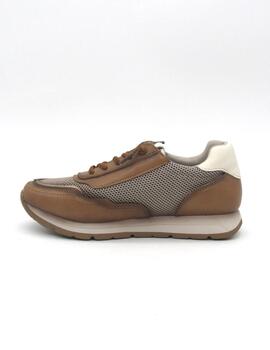 381 KHLOE Z. DEPORTIVO CUERO CREMA/CORDON