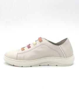 D9499 DORKING ZAPATO DEPORTIVO BLANCO GOMAS