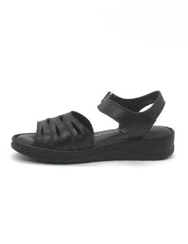 Sandalia 48 HORAS 514301/01 de color negro para mujer