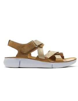 Sandalia Clarks Mujer Tri Clover Cuero