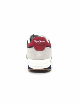 PMS40027(800) PEPE JEANS DEPORTIVA BLANCO CORDON