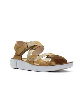 Sandalia Clarks Mujer Tri Clover Cuero