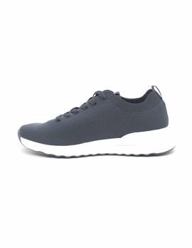 Zapatilla Ecoalf CONDEKNITALF de color azul indigocon cordón