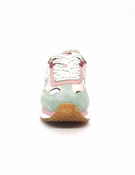 Zapatilla Anekke 40360 multiolor con cordón para mujer