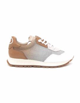 Zapato deportivo Hispanitas BHV253869 de color blanco/cuero
