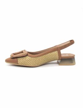 Zapato destalonado Hispanitas RH254046 de color cuero