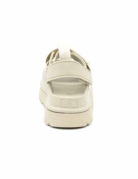 Sandalia UGG 1152685 de color beige con plataforma