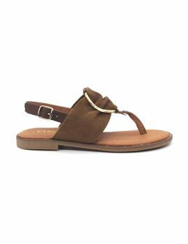 Sandalia Chika10 MUSAKA 07 de color cuero