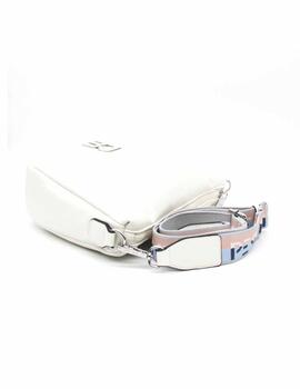 Bolso bandolera 251394 de color blanco para mujer
