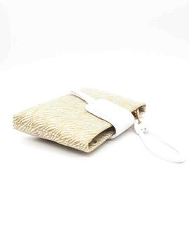 Bolso Pepe Moll 251122 de color beige/blanco para mujer
