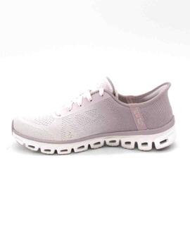 Zapatillas Skechers104566/NVE de color malva para mujer