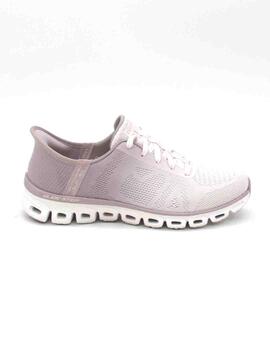 Zapatillas Skechers104566/NVE de color malva para mujer