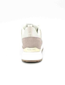 Zapatilla Skechers 177456/NTGD beige/dorado