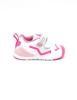 Zapatilla Biomecanics 252133-D304 blanco/fuxia para niña