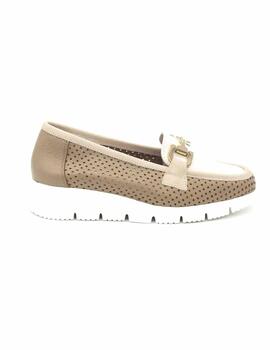 Mocasín 24HRS 26429 color tostado para mujer
