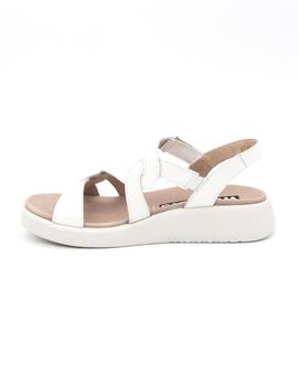 Sandalia Wonders C-6541 blanco de charol