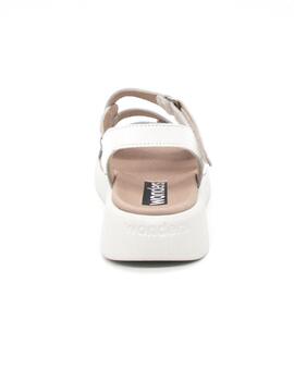 Sandalia Wonders C-6541 blanco de charol