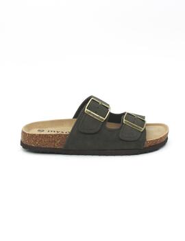 Sandalia Bio  Mysoft 25M075 de color Kaki para mujer