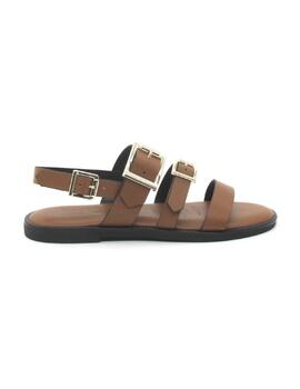 Sandalia Wonders AB-1340 de color cuero para mujer