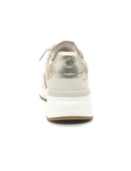 Zapato deportivo Carmela 162357 de color beige para mujer