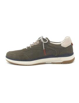 Zapato deportivo Fluchos F2210 de color verde para hombre