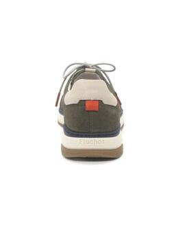 Zapato deportivo Fluchos F2210 de color verde para hombre