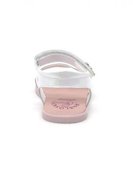 Sandalia Pablosky 443008 de color blanco para niña