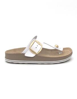 Sandalia Fantasy Sandals Bio BROOKE de color blanc