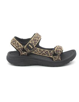 Sandalia Mustang 60804 de color beige/negro
