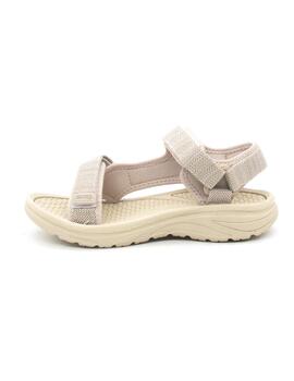 Sandalia Mustang 60804 de color beige para mujer