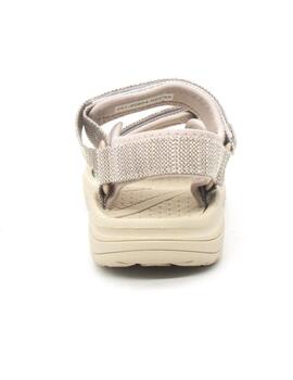 Sandalia Mustang 60804 de color beige para mujer