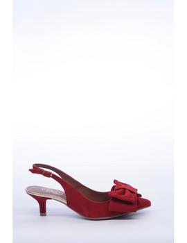 Zapato Destalonado VEXED Mujer Rojo Lazo 18858
