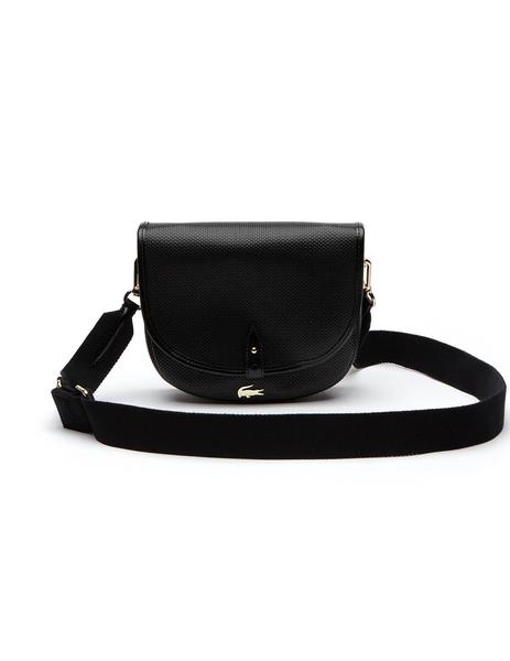 conformidad Humedal voluntario Bolso LACOSTE Mujer Negro Round Crossover NF2117CE