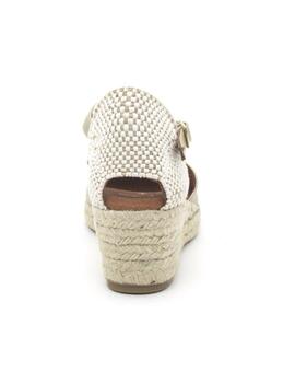 Alpargata Cabrera 52L-3 de color platino para mujer