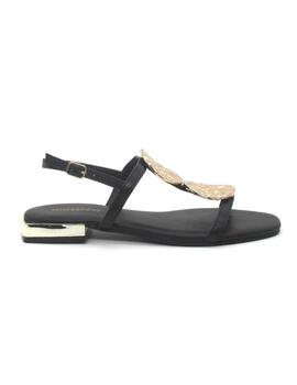Sandalia Gioseppo 72364 TROFA de color negro para mujer