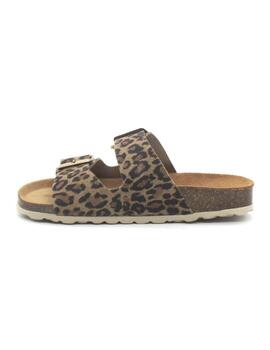 Sandalia Bio autenti 0747 leopardo para mujer