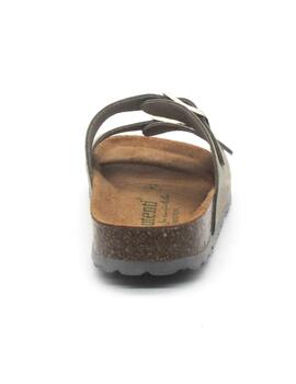 Sandalia Bio Autenti 0747 color piedra con serraje