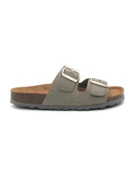 Sandalia Bio Autenti 0747 color piedra con serraje