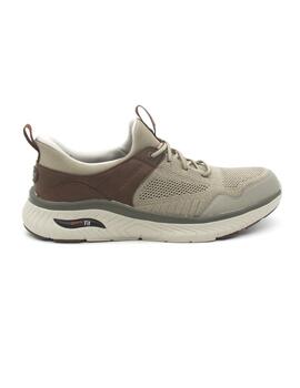 Zapatilla Skechers 205340/TPBR color taupe/marrón para hombr