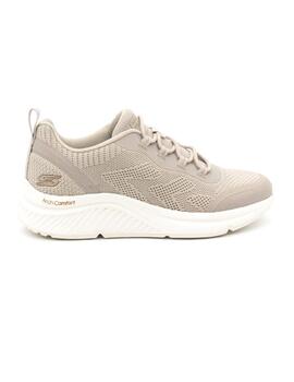 Zapatilla Skechers 117561/NAT de color beige para mujer