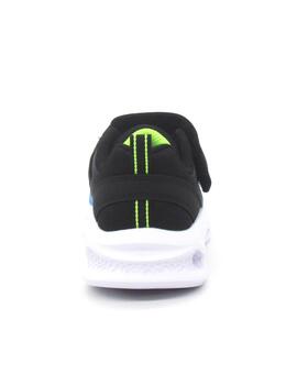 Zapatilla Skechers 401495L/BKBL de color negro/azu para niño