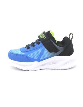 Zapatilla Skechers 401495N/BKBL de color negro/azul para niñ
