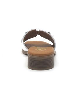 Sandalia Oh My Sandals 5605 de color blanco para mujer